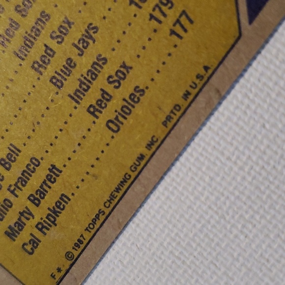 EUC. 1987 topps Don Mattingly all star error card double mustache and no… - Picture 3 of 5